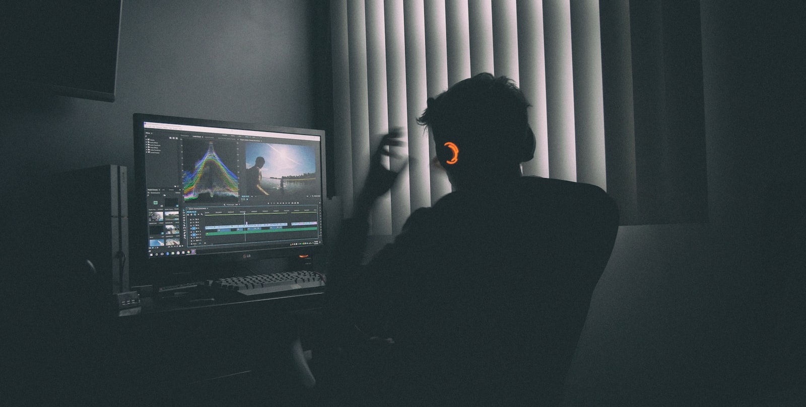Creator editing a long-form video into multiple short-form clips